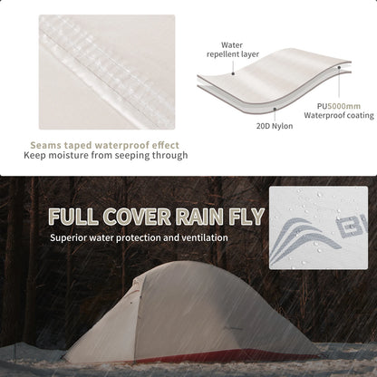 Ultralight Camping Tent – Waterproof 1-2 Person Shelter
