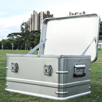 Aluminum Camping Storage Box Large Capacity Gear Case