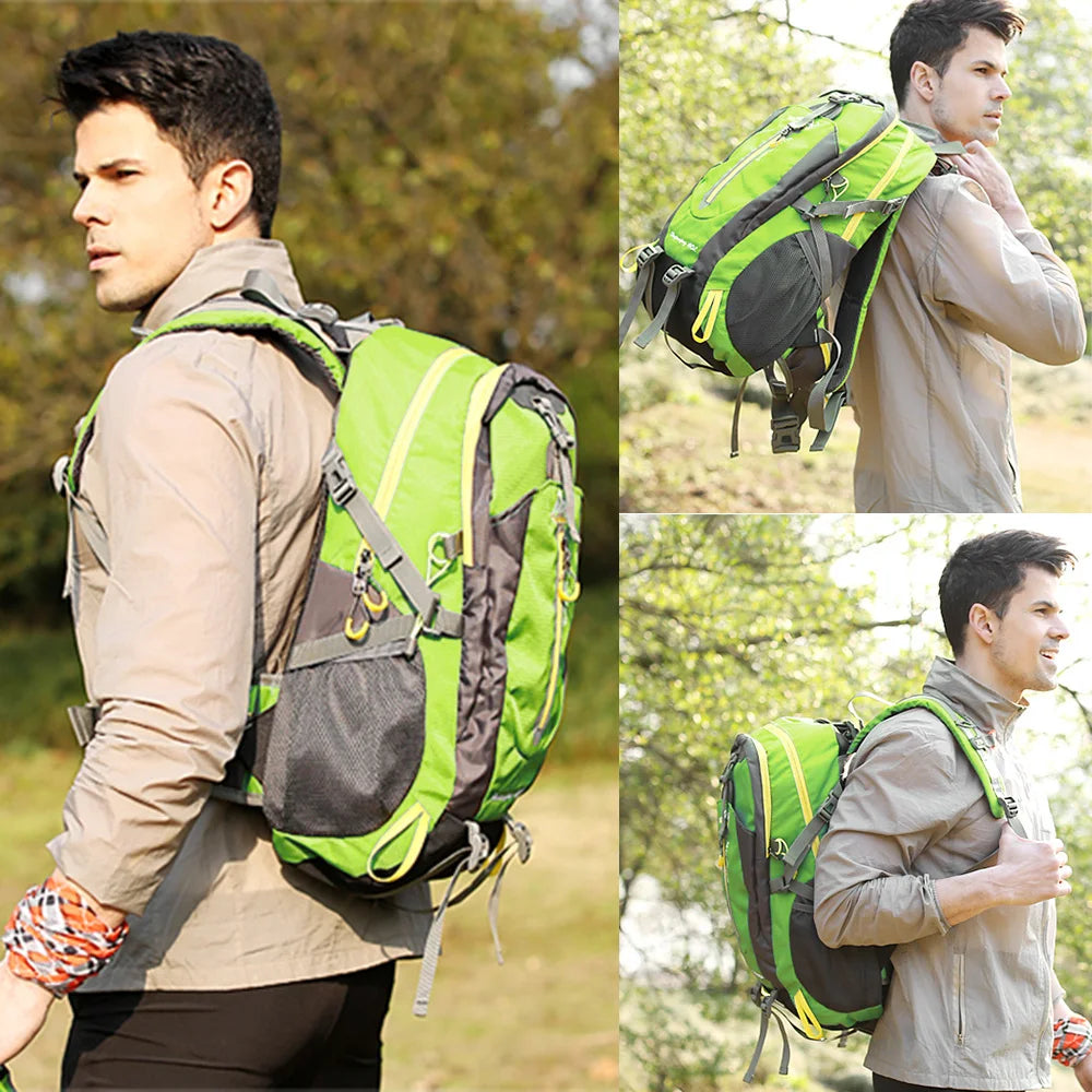 40L Lightweight Hiking Backpack with Water Resistance