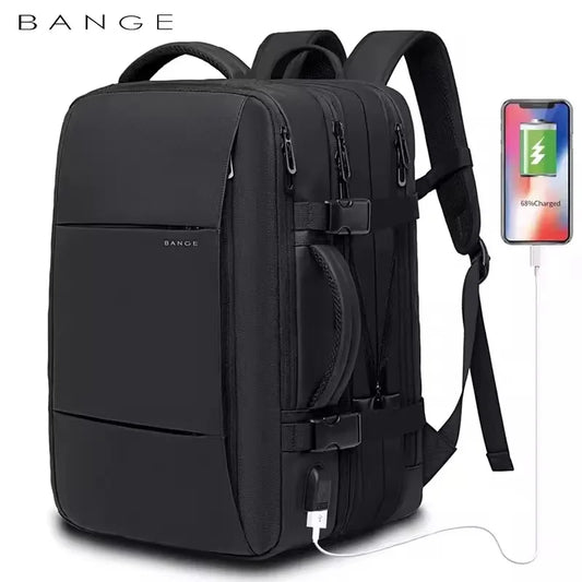 Expandable Laptop Backpack 17.3” Waterproof Large Capacity