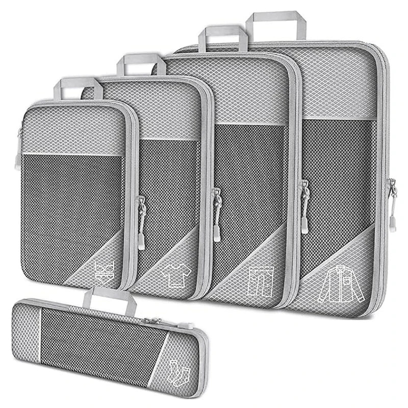 Compression Packing Cubes Set Save Space Travel