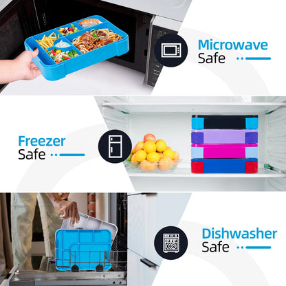 Kids Lunch Box – Leakproof & Microwave Safe Bento Box