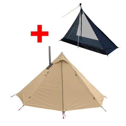 Hot Tent with Stove Jack Ultralight 1 Person Shelter