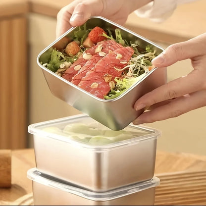 Stainless Steel Food Storage Containers Set for Leakproof Storage