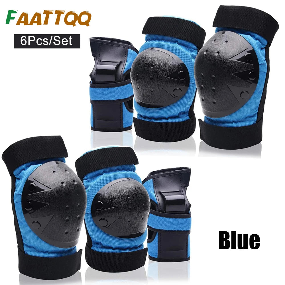 Sports Protective Gear Set – Knee, Elbow & Wrist Pads