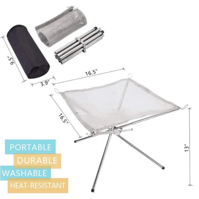 Portable Fire Pit for Camping – Quick Setup & Durable