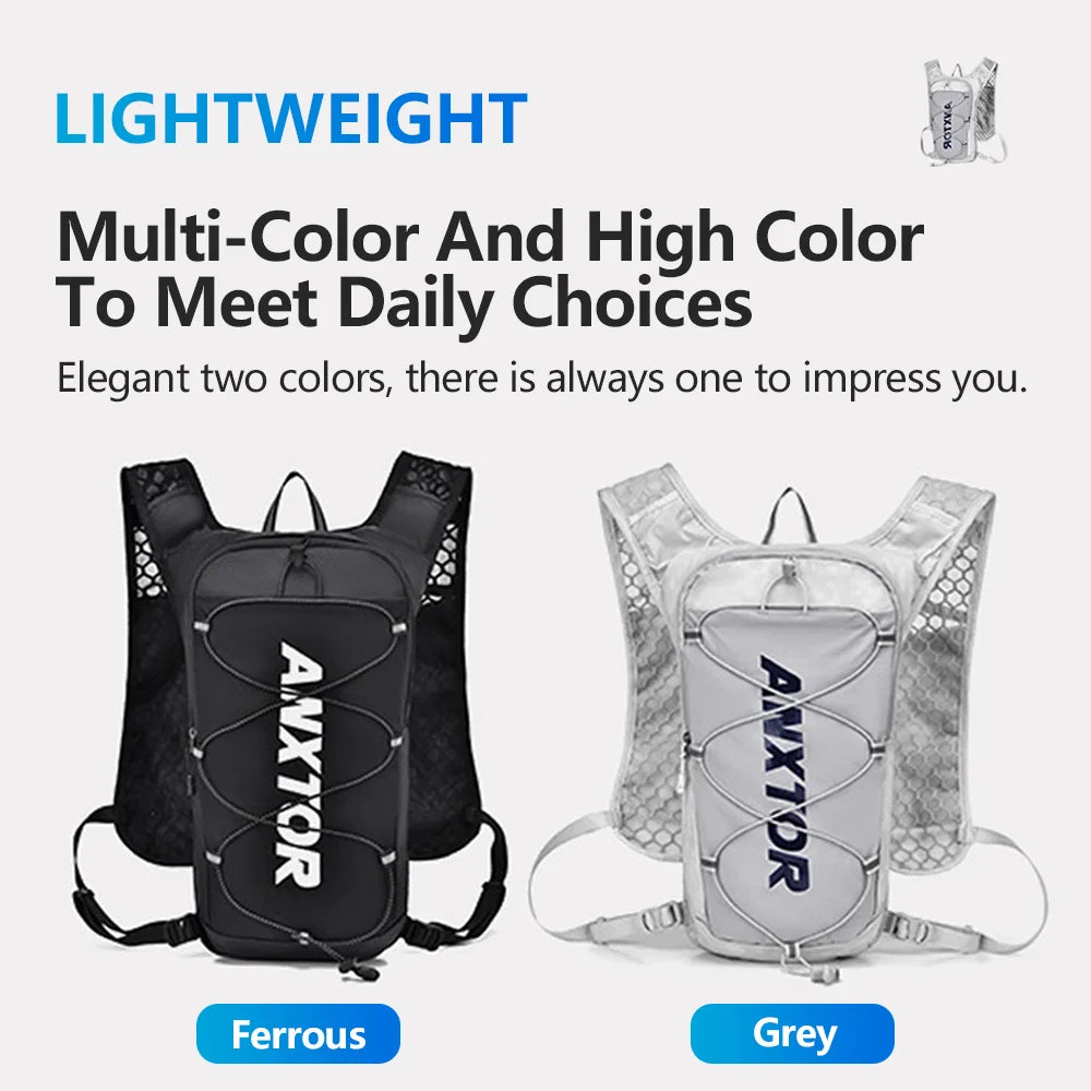 5L Running Hydration Backpack with Water Bag Pocket