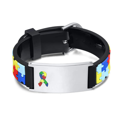 Personalized Autism Medical Alert Bracelet for Kids