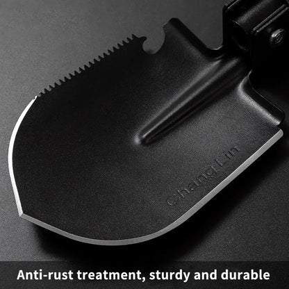 Folding Camping Shovel – 3-in-1 Survival Tool
