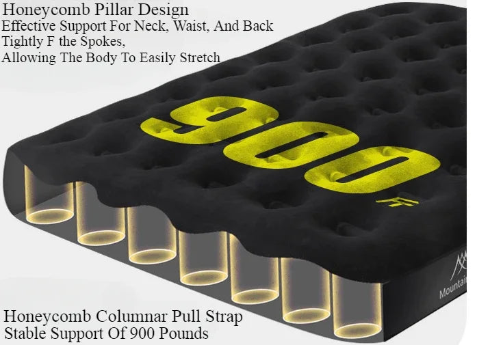 Inflatable Camping Mattress with Built-in Pump Comfort