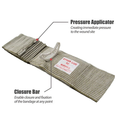 Emergency Pressure Bandage for Fast Bleeding Control