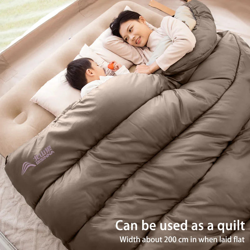 Extra Wide Camping Sleeping Bag for Comfort & Warmth