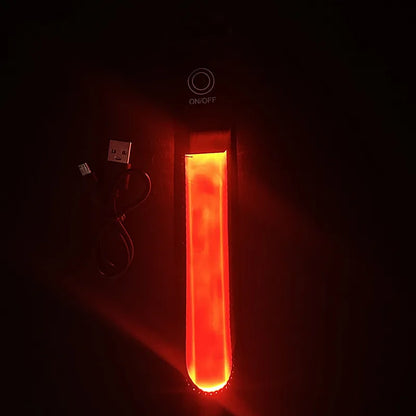 LED Backpack Safety Light – Rechargeable Reflective Clip