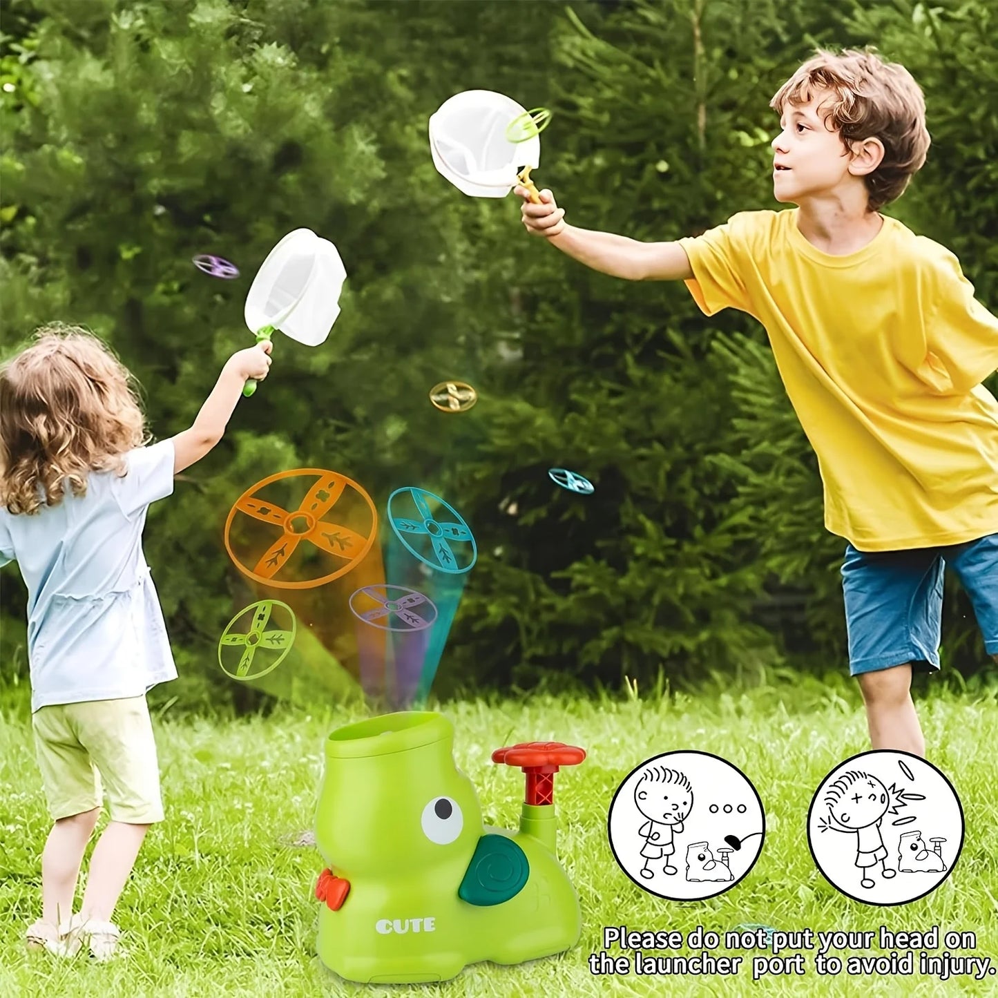 Kids Pop-Up Flying Saucer Toy – Durable Outdoor Fun Launcher