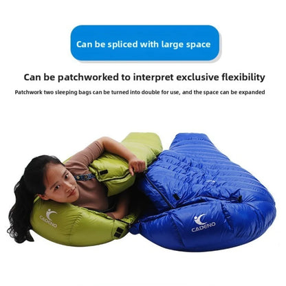 Ultralight Down Sleeping Bag for Winter Camping Warmth