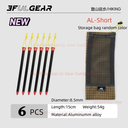 Ultralight Tent Stakes for Secure Camping Setup