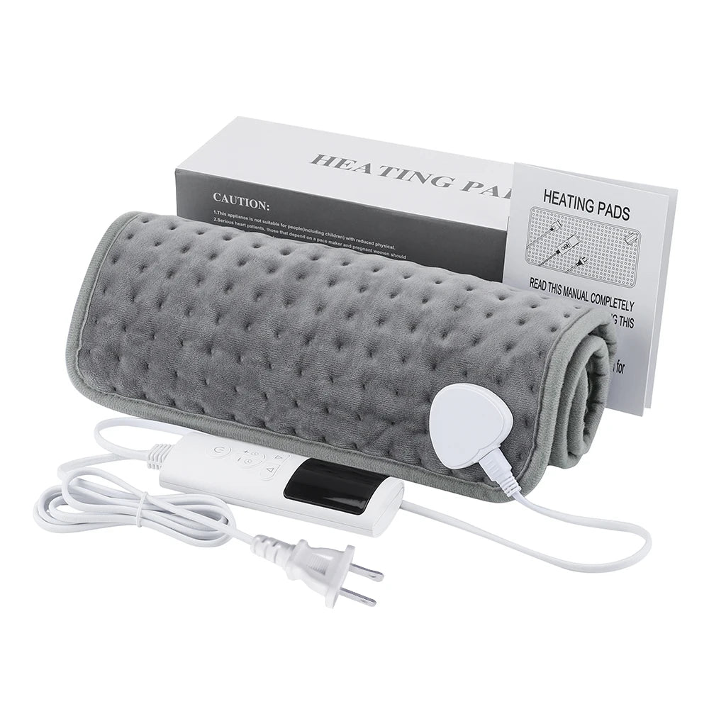 Electric Heating Pad for Back & Seat with 9 Heat Levels