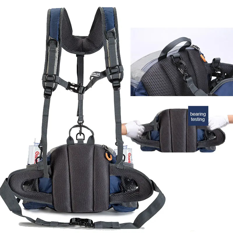 Running Waist Bag with Water Bottle Holder for Outdoors