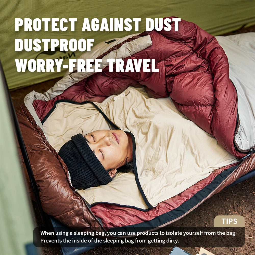 Sleeping Bag Liner for Lightweight Travel Comfort