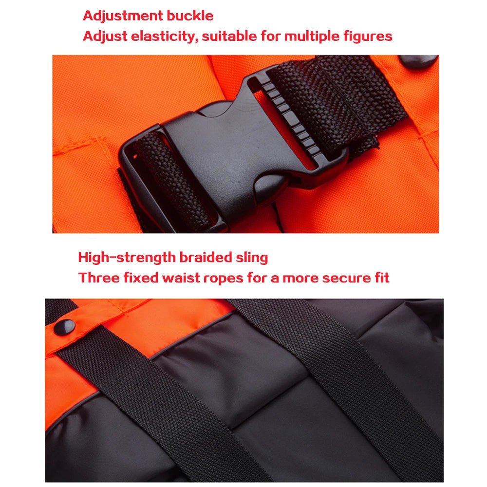 Outdoor Life Jacket with Whistle Adjustable Fit