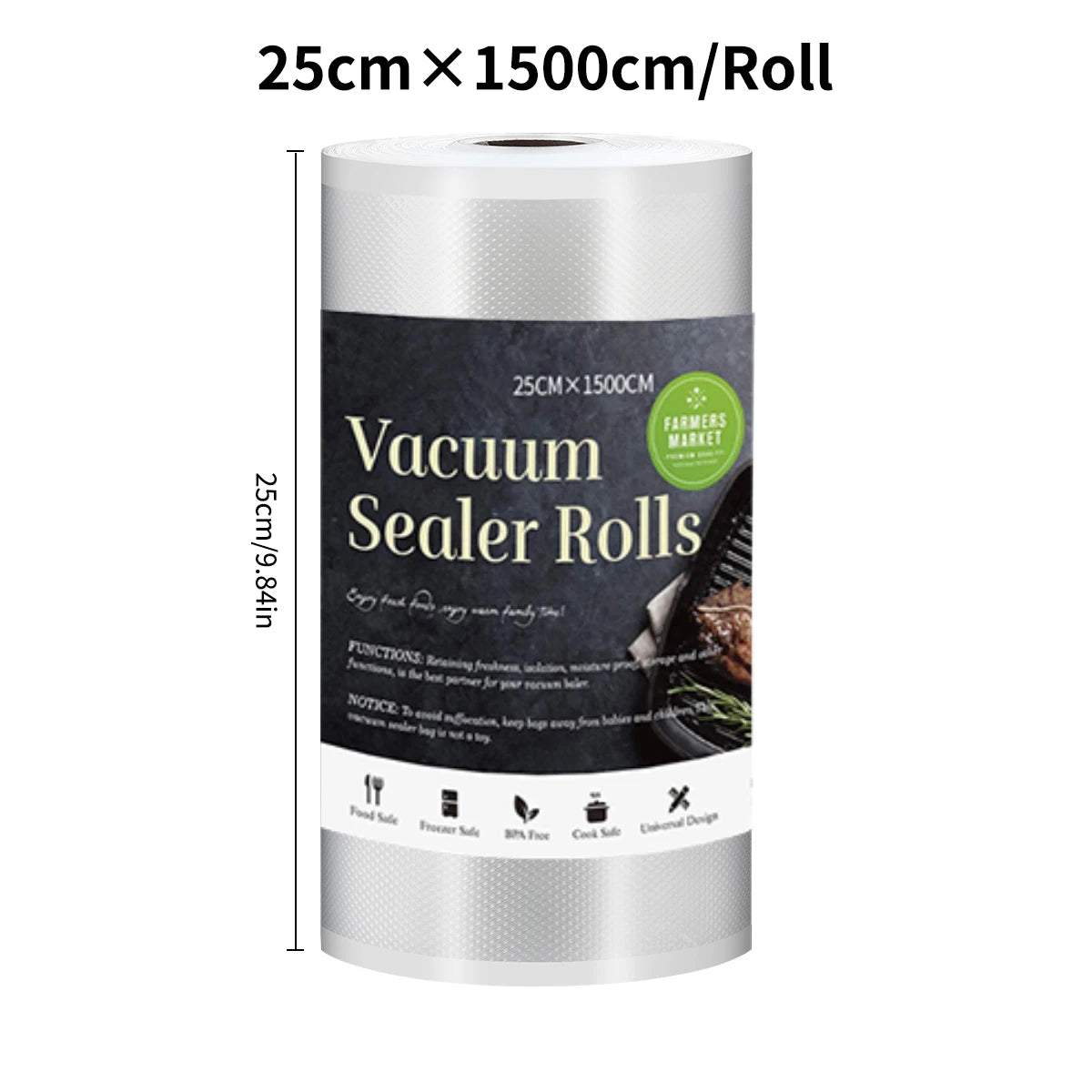 Vacuum Sealer Bags Rolls for Fresh Food Storage