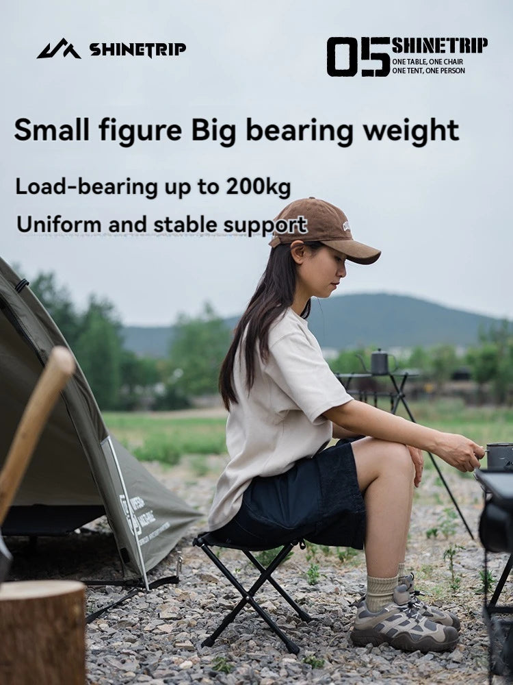 Ultra-Light Folding Camping Stool – Portable Outdoor Seat