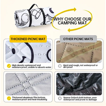 Large Waterproof Picnic Mat for Comfortable Outdoor Relaxing