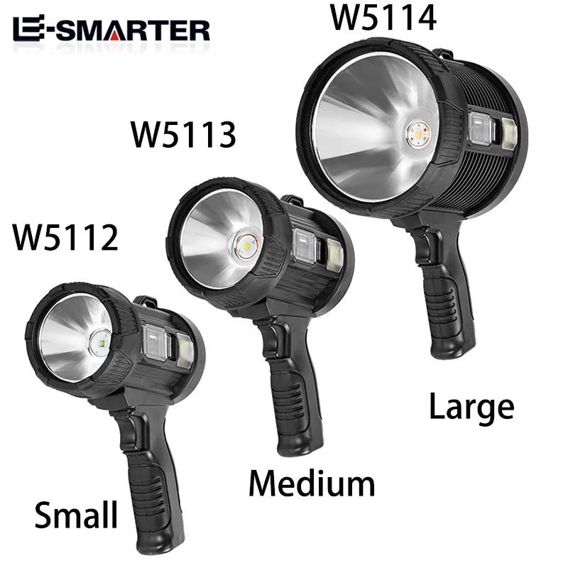 Rechargeable Spotlight 900000 Lumens Super Bright Handheld LED