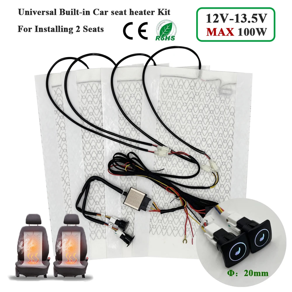 Heated Seat Cushion 12V 3-Level Winter Comfort