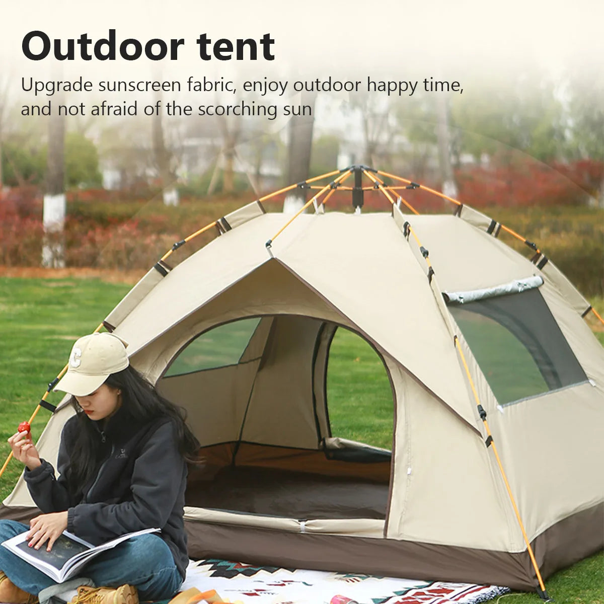 Automatic Camping Tent Waterproof Easy Setup Shelter