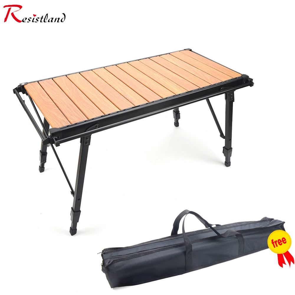 Folding Camping Table with Stove & Grill System