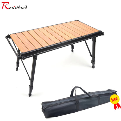 Folding Camping Table with Stove & Grill System