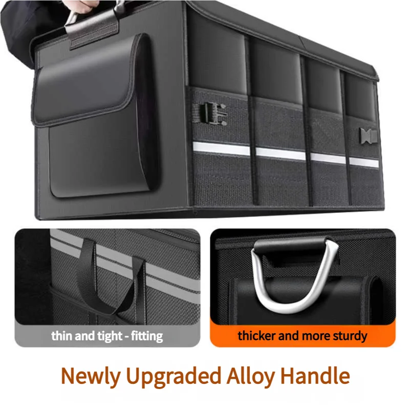 Car Trunk Organizer with Large Foldable Storage