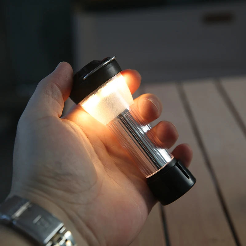 Camping Lantern with Tripod – Dimmable Rechargeable LED Light