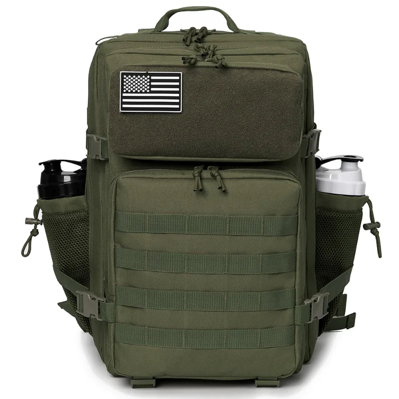 45L Tactical Hiking Backpack Durable MOLLE Storage