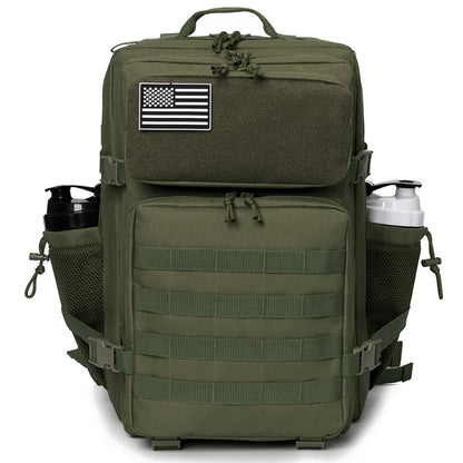 45L Tactical Hiking Backpack Durable MOLLE Storage