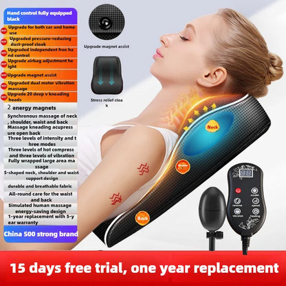 Neck Massage Pillow with Heat for Pain Relief