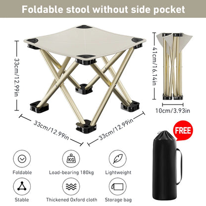 Outdoor Folding Stool – Ultralight Portable Camping Seat