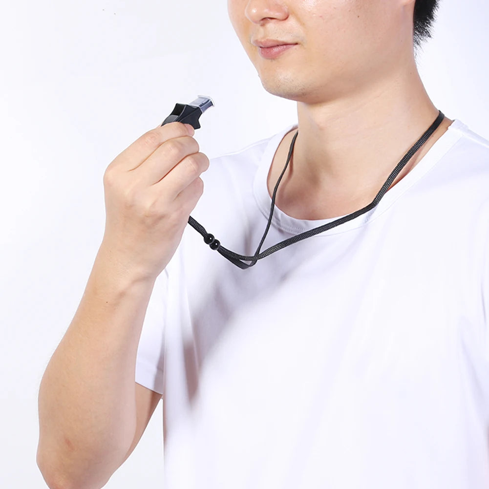 Emergency Safety Whistle with Lanyard Loud Signal