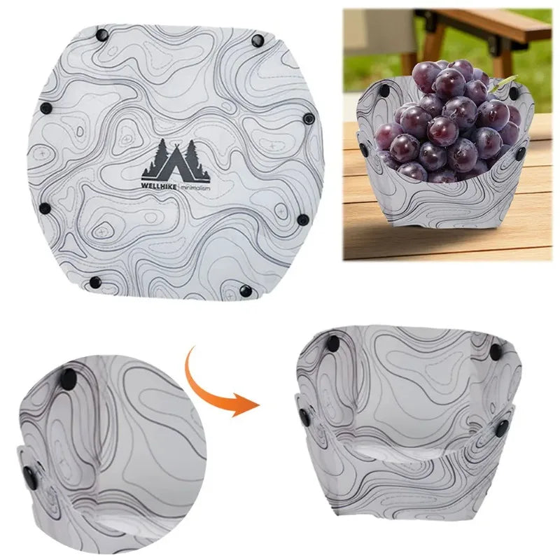 Foldable Camping Tableware Set – Portable & Food-Safe