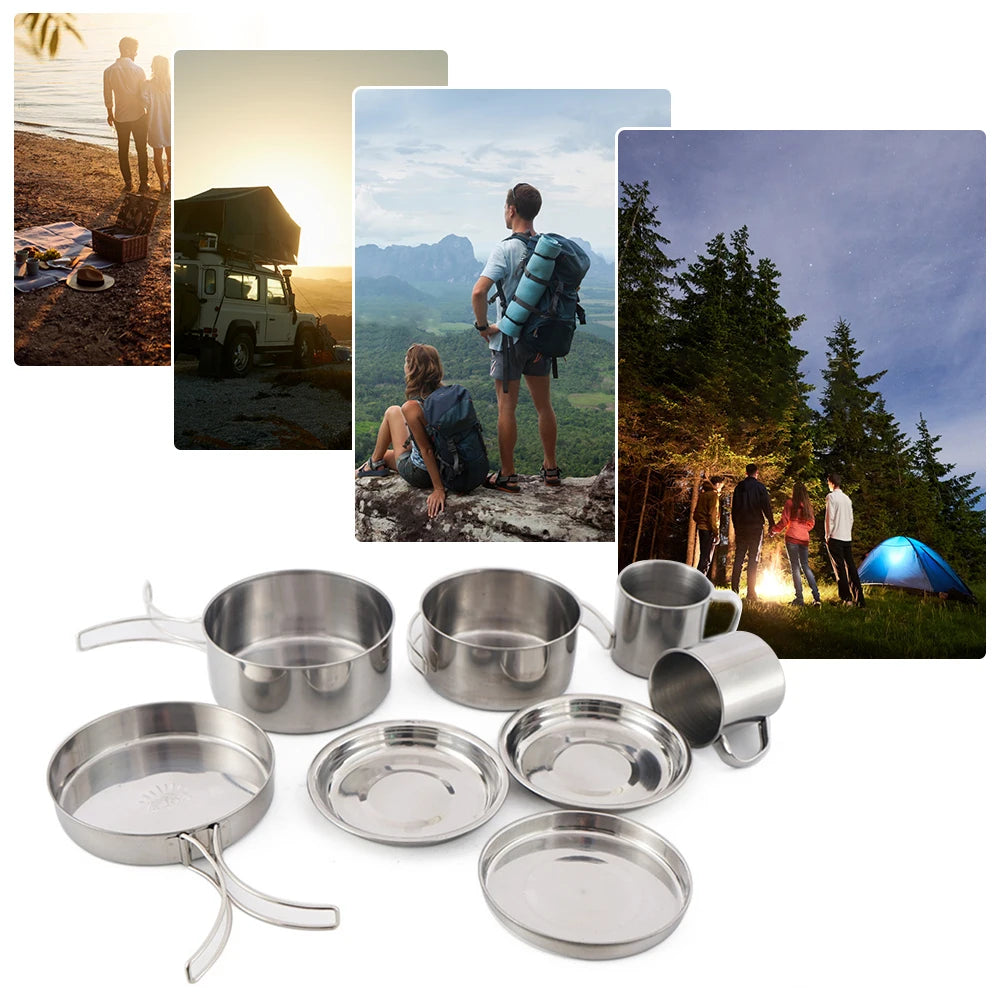 Camping Cookware Set for Easy Outdoor Cooking