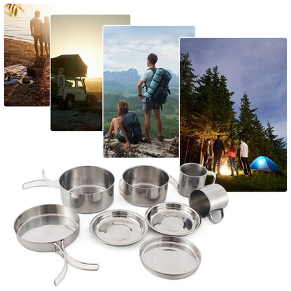 Camping Cookware Set for Easy Outdoor Cooking