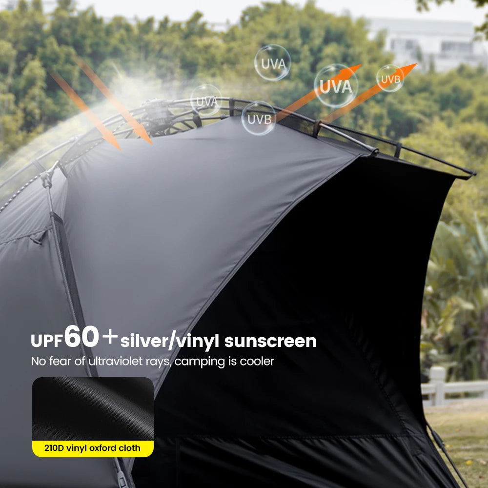Pop Up Camping Tent 3-4 Person Quick Setup UV Protection