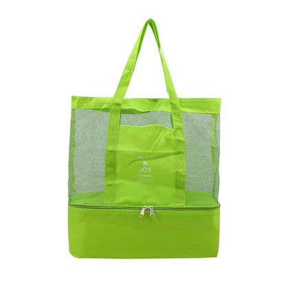 Insulated Picnic Beach Bag – Large Waterproof Tote for Women