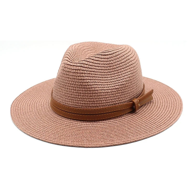 Beach Sun Hat Straw Visor for UV Protection