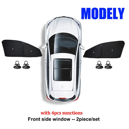 Tesla Model 3 & Y Sunshade – UV Protection & Privacy