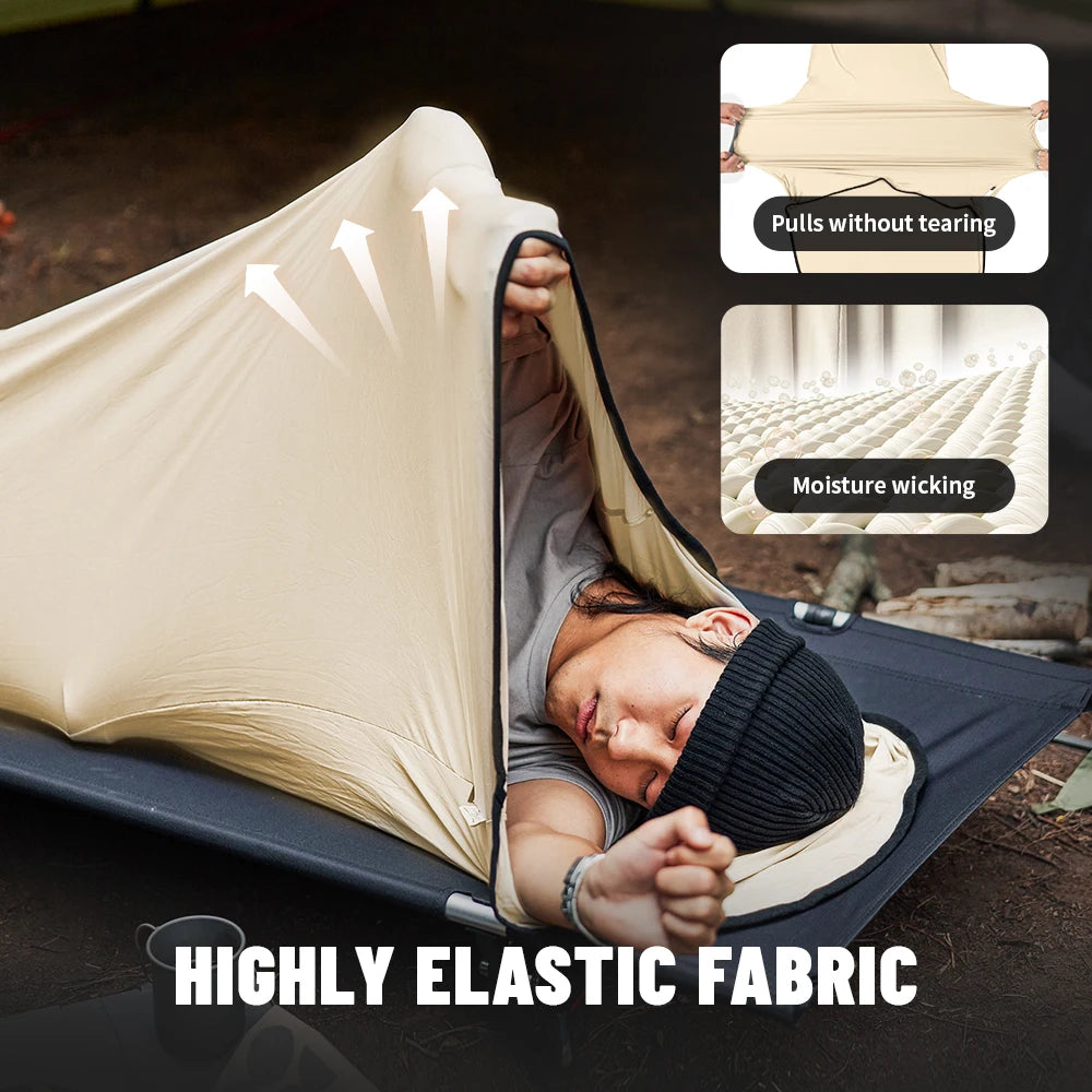 Sleeping Bag Liner for Lightweight Travel Comfort