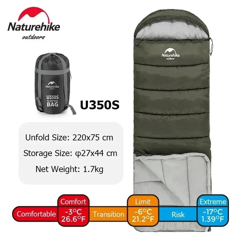 Ultralight Waterproof Cotton Sleeping Bag for Camping Comfort