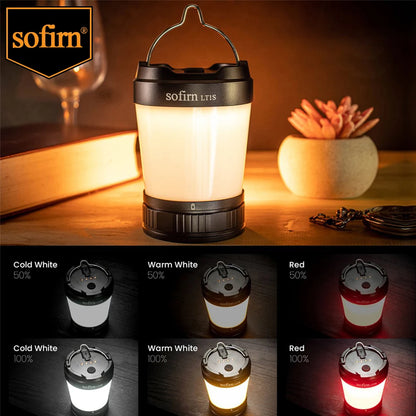 Rechargeable Camping Lantern USB-C with Power Bank