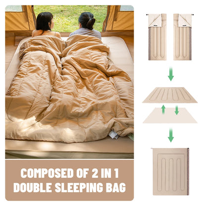 Cotton Camping Sleeping Bag – Ultralight & Comfortable